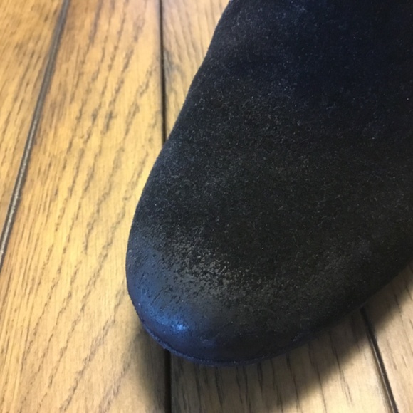 100% Suede Distressed Ankle Boots - Picture 4 of 11